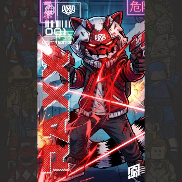 POP-X Raxx Limited Edition A4 Poster 2 (Pre-Order)