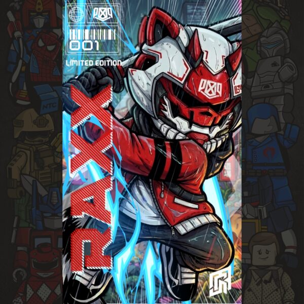 POP-X Raxx Limited Edition A4 Poster 1 (Pre-Order)