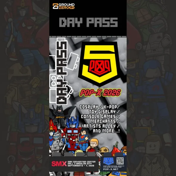 1 Day Pass (1) POP-X Day 1 Pass