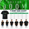 Dcotor_Doom_TSizes Doctor Doom Black T-Shirt - Pre-Order