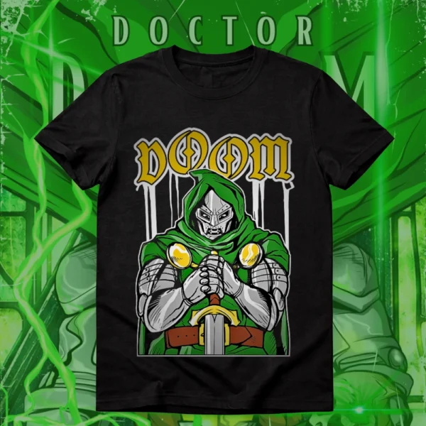 Doctor_Doom_Tshirts Doctor Doom Black T-Shirt - Pre-Order